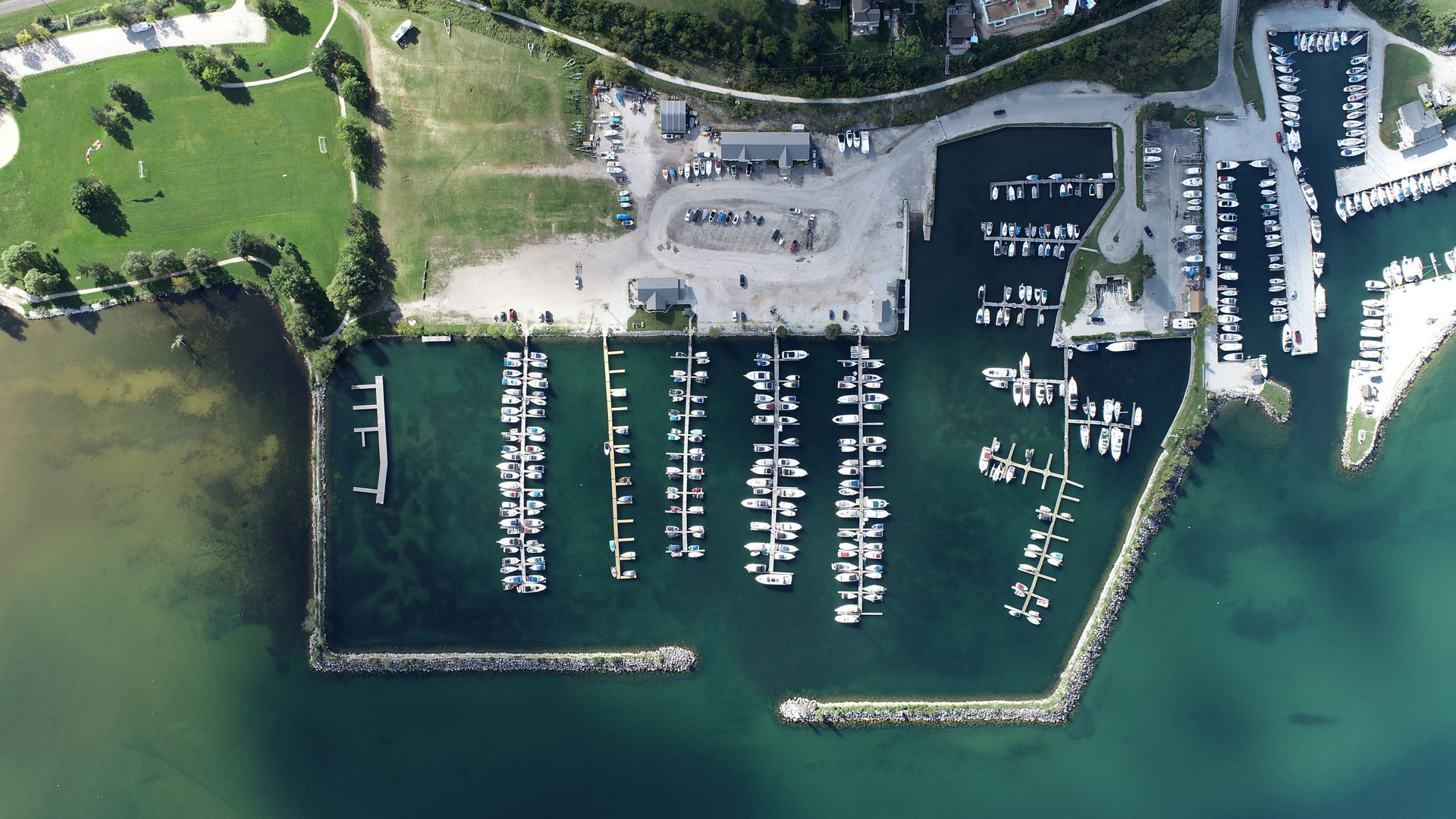 Aerial Photo of Georgian Shores Marina