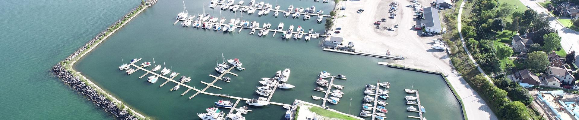Aerial Photo of Georgian Shores Marina