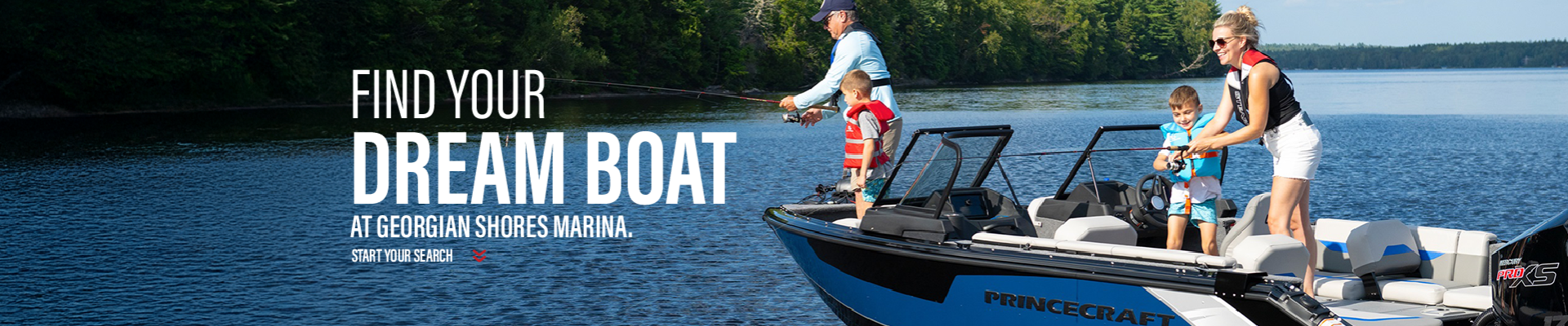 Princecraft Fishing Boats For Sale at Georgian Shores Marina in Owen Sound